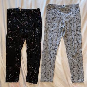 Kids Black and Gray Patterned Bottoms